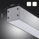 35mm Wide Up/Down LED Aluminum Channel For Flexible Strip Lights Installations - LED Linear Lights - LS3535 Series