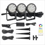 6W WiFi Smart LED Garden Light - RGB+CCT Garden Light With Power Cable Kit - DC24V