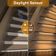 SMARTBRIGHTLEDS Motion Sensor Sync LED Stair Lighting Kit SBL-0516, 20 Inches Long Strip Light for Indoor Staircase