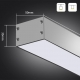 50mm Wide Up/Down LED Aluminum Channel For Flexible Strip Lights Installations - LED Linear Lights - LS5035 Series