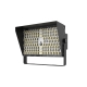 300W LED High Mast Flood Light - 20 40 60 degree Black Square High Efficiency Bracket Pole Flood light