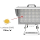 Alpha 600W LED Sports Light - No Glare, No Flicker Gray 4000-6000K Type4 Outdoor Stadium Lighting