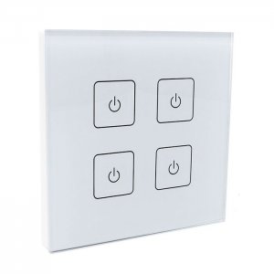 Sunricher RF 4 Zone Wall Panel for SR2501N Receivers (Low Voltage)