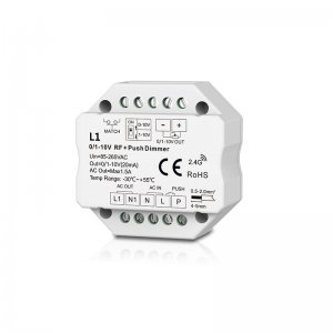 1 Channel 0/1-10V RF + Push Dimmer - SBL-L1