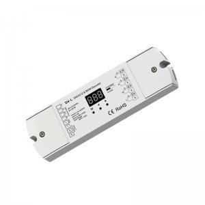 4 Channel 5A Constant Voltage DMX512 & RDM Decoder - 12~24VDC - SBL-D4-L