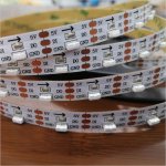 5m SK6812 Digital Pixel RGB LED Strip Light - 18 LEDs/ft - Side Emiiting Addressable Color-Chasing LED Tape Light - 5V - IP20