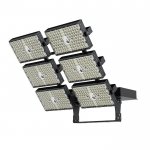 1800W LED Area Flood Light Fixtures - 100-277V 5000K 306,000lm Super Bright Outdoor 6 Modules Work Light