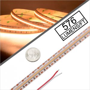 5m White High Density LED Strip Light/Tape Light - High CRI - 24V - IP20