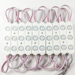 RGB LED Modules - Linear Modules with 3 SMD LEDs - 22 Lumens - 25-Pack /  100-Pack