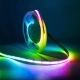 1m Digital RGB COB LED Strip Light Kit - Single Addressable Color-Chasing COB LED Tape Light - 5V - IP20