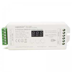 SBL-D3CX MiBoxer 3 Channel Constant Voltage DMX512 & RDM Decoder