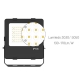 Slim EKO 150W LED Flood Light Fixtures - 25500 Lumens - 400W Equivalent- 3000-6000K