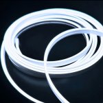 16.4ft (5m) Mini 4x10mm Cool White Neon Flex 6000K 24V 180LEDs/m IP65 Waterproof