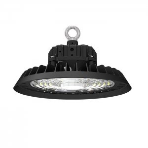 100W Black UFO LED High Bay Light - Programmable Motion Sensor - 16000 Lumens - 320W MH Equivalent