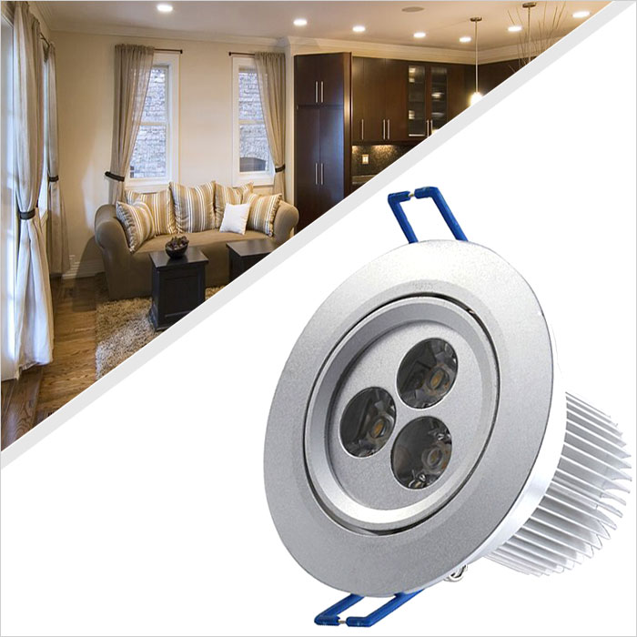 LED Recessed Light Fixture Aimable and Dimmable Ultra Bright